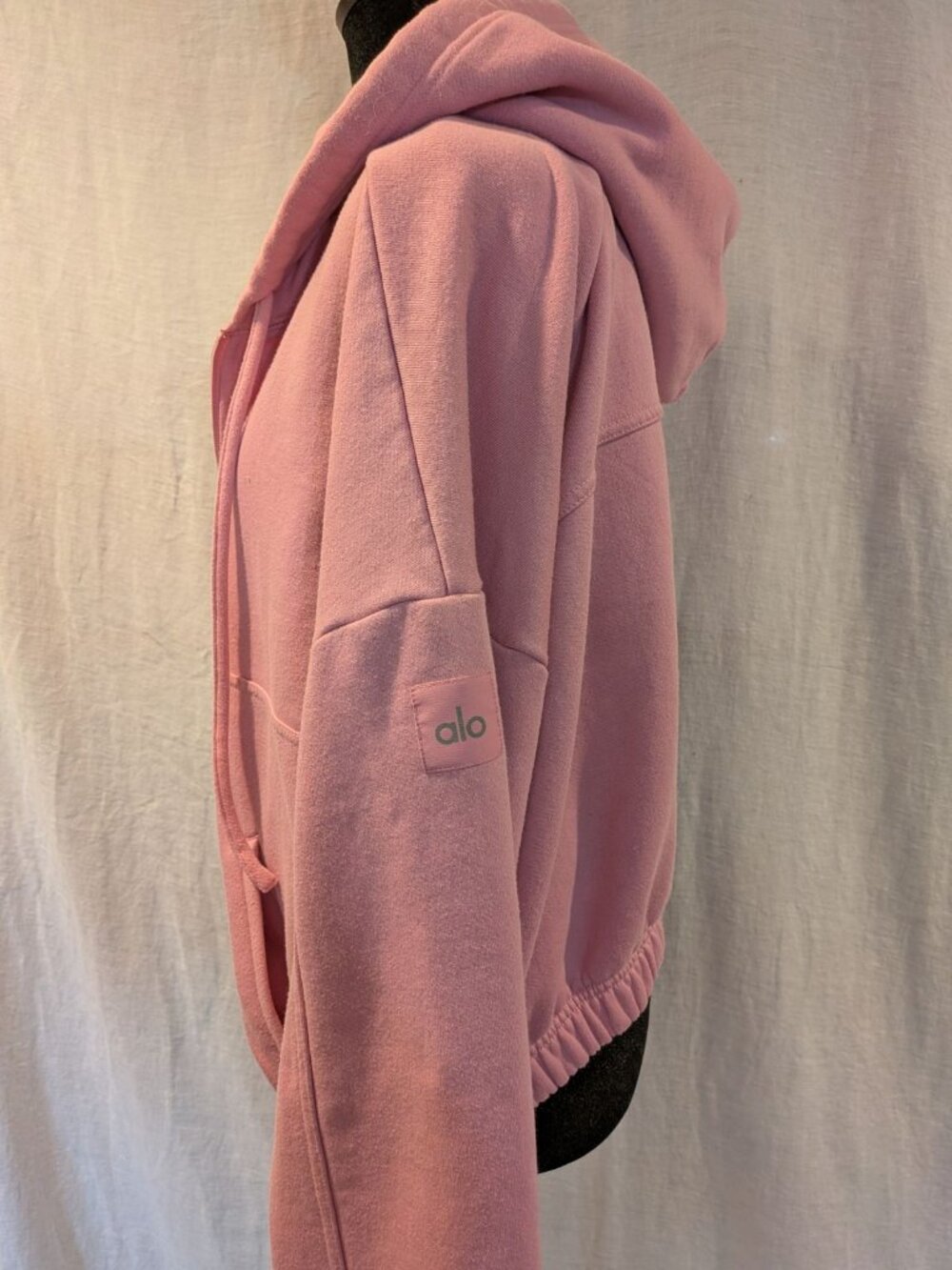 Alo Stadium ½ zip hoodie with zip kangaroo pocket size S (est) - Picture 4 of 10